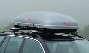 Kamei 400 roof box and bars package deal